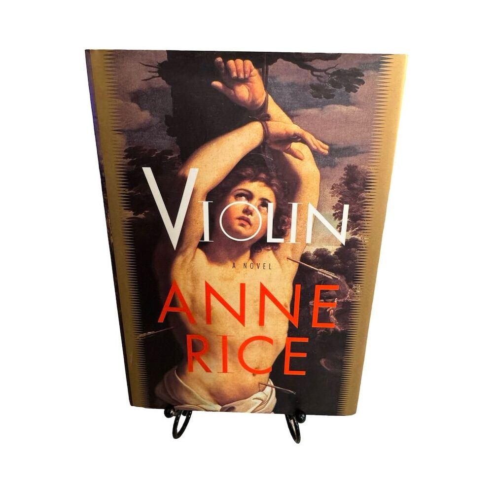 Violin by Anne Rice Hardcover Gothic Paranormal Fiction Novel: 90’s Horror